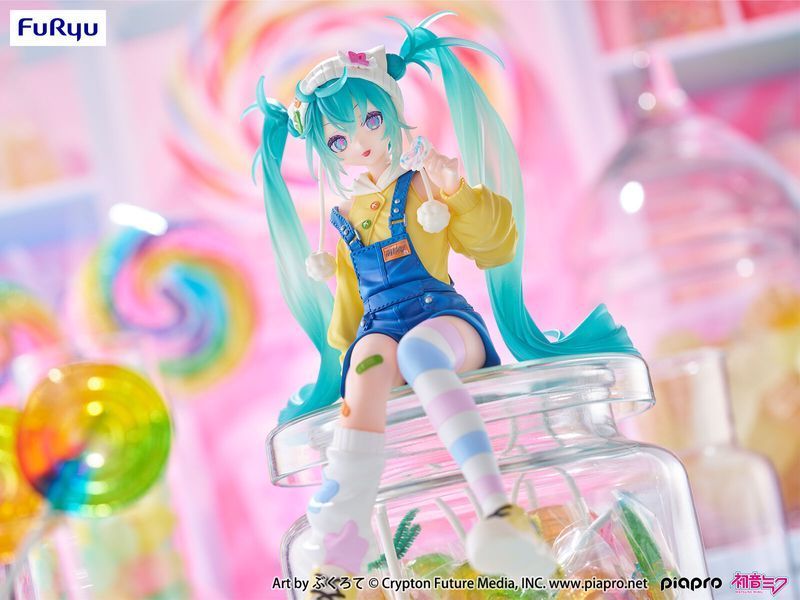 Фігурка Хатсуне Міку Вокалоїд - лоліпоп - Hatsune Miku - Noodle Stopper Figure - Lollipop J00935 фото