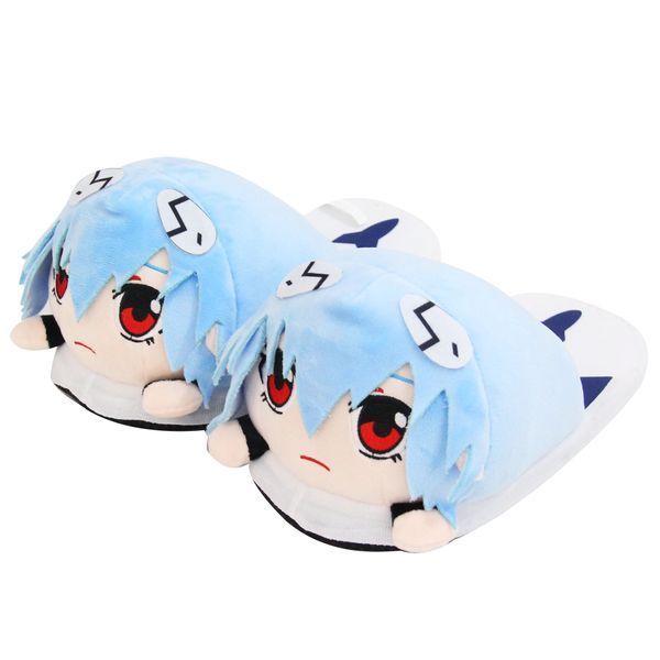 Тапочки кігурумі Аянамі Рей з аніме Евангеліон / Evangelion Ayanami Rei С00021 фото
