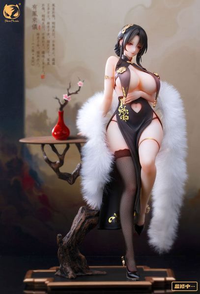 Фігурка - дівчина у ціпао з феніксом - You Feng Lai Yi - 1/6 n144 фото