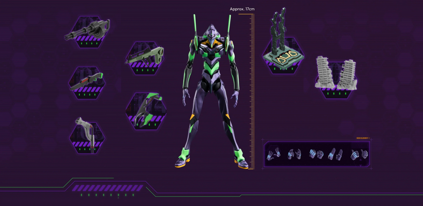 Фігурка-конструктор Єва-01 - Evangelion Shin Gekijouban - EVA-01 - Action Edition - Legend Series eva_blokees_1 фото
