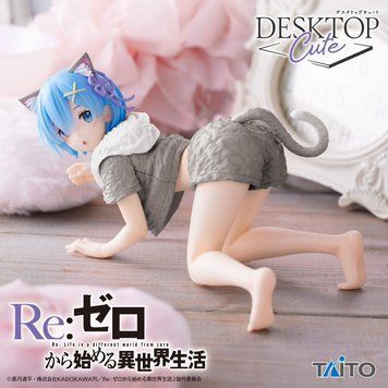 Фігурка Ре зеро - Рем котик - Re:Zero Rem - Desktop Cute - Cat Room Wear ver. JF00779 фото