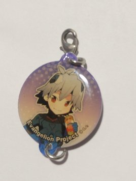 Evangelion 2009 Kaworu Nagisa UCC Keychain Project Chibi ver (Bandai) eva02kaworukeychain фото