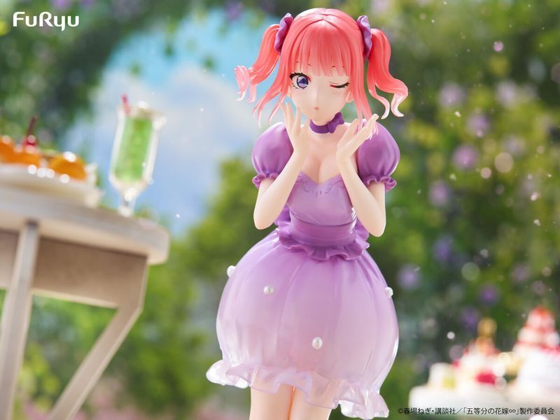 Фігурка П'ять дівчат близнят наречених - Накано ніно - Gotoubun no Hanayome∽ - Nakano Nino - Trio-Try-iT Figure - Pastel Dress J01705 фото
