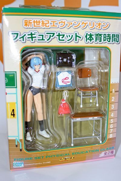 Раритетна фігурка Аянамі Рей - Євангеліон - Figure Set Physical Education Class JF00447 фото