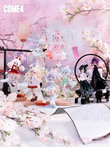 Рандом-бокс BJD-ляльок Minty - Духи удачі - Чхису, Чжуцін, Чжилін та інші - Little Lucky Spirits n195 фото