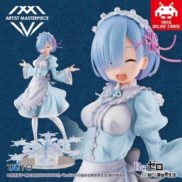 Фігурка лімітована версія Рем - ре зеро - біла версія - Rem - Artist MasterPiece - Winter Maid Image ver. Limited JF00565 фото