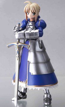 Фігурка рухома Фейт Сабер - Fate/Stay Night - Altria Pendragon - Revoltech - Saber JF00762 фото
