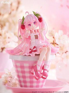Фігурка Міку Хатсуне Вокалоїд - Сакура Міку - 2025 - Hatsune Miku - Noodle Stopper Figure - Sakura, 2025 JF00833 фото