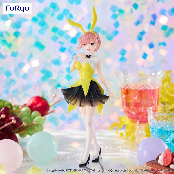 Фігурка 5 дівчат близнят - Накано Ічіка бані - Eiga Gotoubun no Hanayome - Nakano Ichika - Trio-Try-iT Figure - Color Bunny ver. J01155 фото