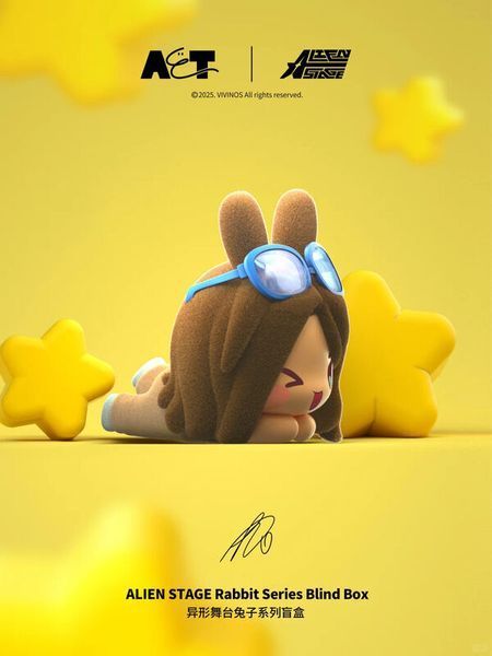 Рандом-бокс фігурок Інопланетна сцена - Alien Stage Rabbit Series Blind Box n134 фото