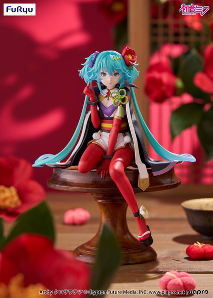 Фігурка Вокалоїд - Хатсуне Міку - Hatsune Miku - Flower Fairy - Noodle Stopper Figure - Camellia J01883 фото